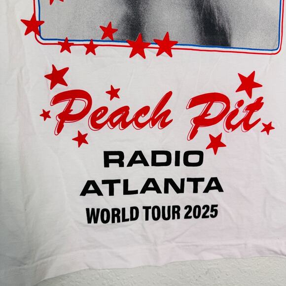 Beyonce Peach Pit Shirt Womens Small Radio Atlanta Cowboy Carter Tour Merch - Picture 8 of 12